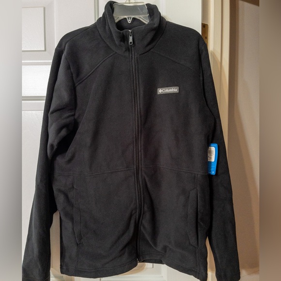 🔥BNWT MENS COLUMBIA BLK FLEECE JACKET🔥 - Picture 1 of 4